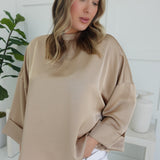 Karmyn Blouse - Taupe