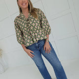 Magdala Peplum Top