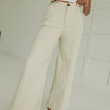 Sterling Cropped Pants - Ecru
