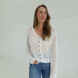 "It Girl" Cardigan - White