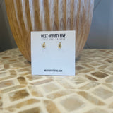 Teardrop Studs