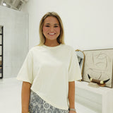 Karma Lace Hem Tee