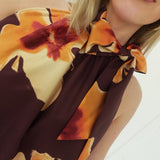 Marigold Mini Dress - Brick