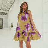 Marigold Mini Dress- Mustard