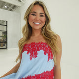 Monet Maxi Dress - Blue