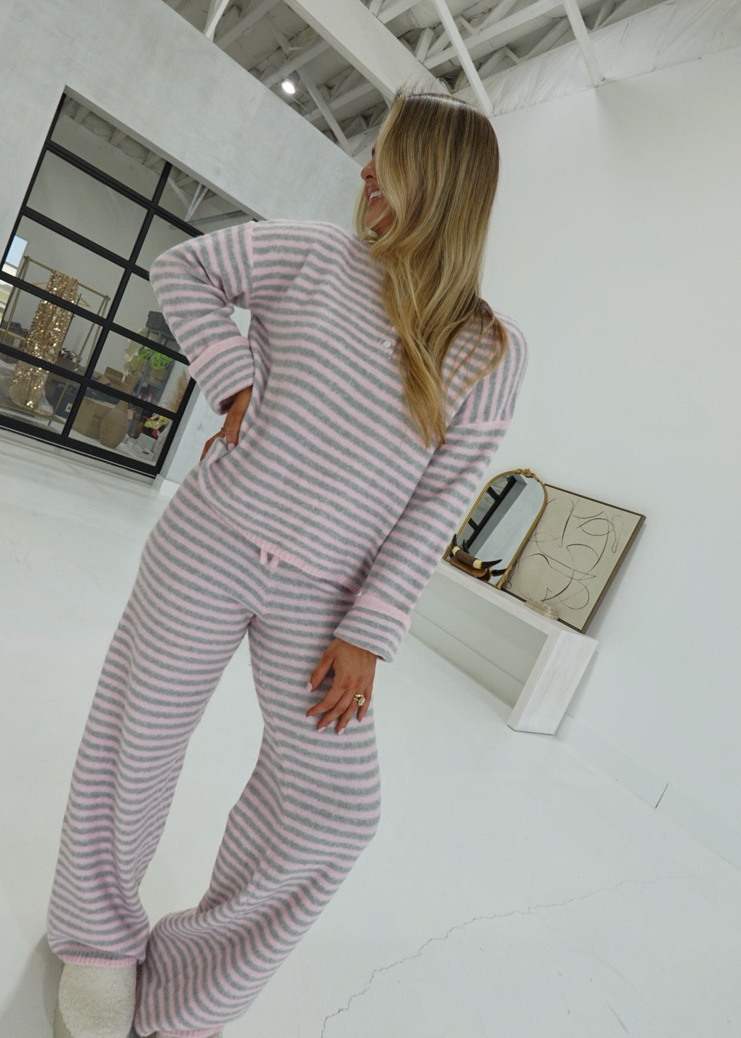 Lounge Club Set - Pink/Grey