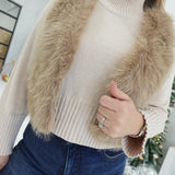 Fauxever Lovers Vest - Khaki