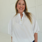 Playful Elegance Blouse - Cream