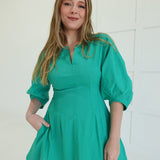 Audrina Mini Dress - Green