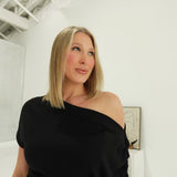 Late Affair Top - Black