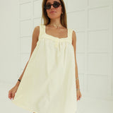 Fontana Swing Dress - Lt Yellow