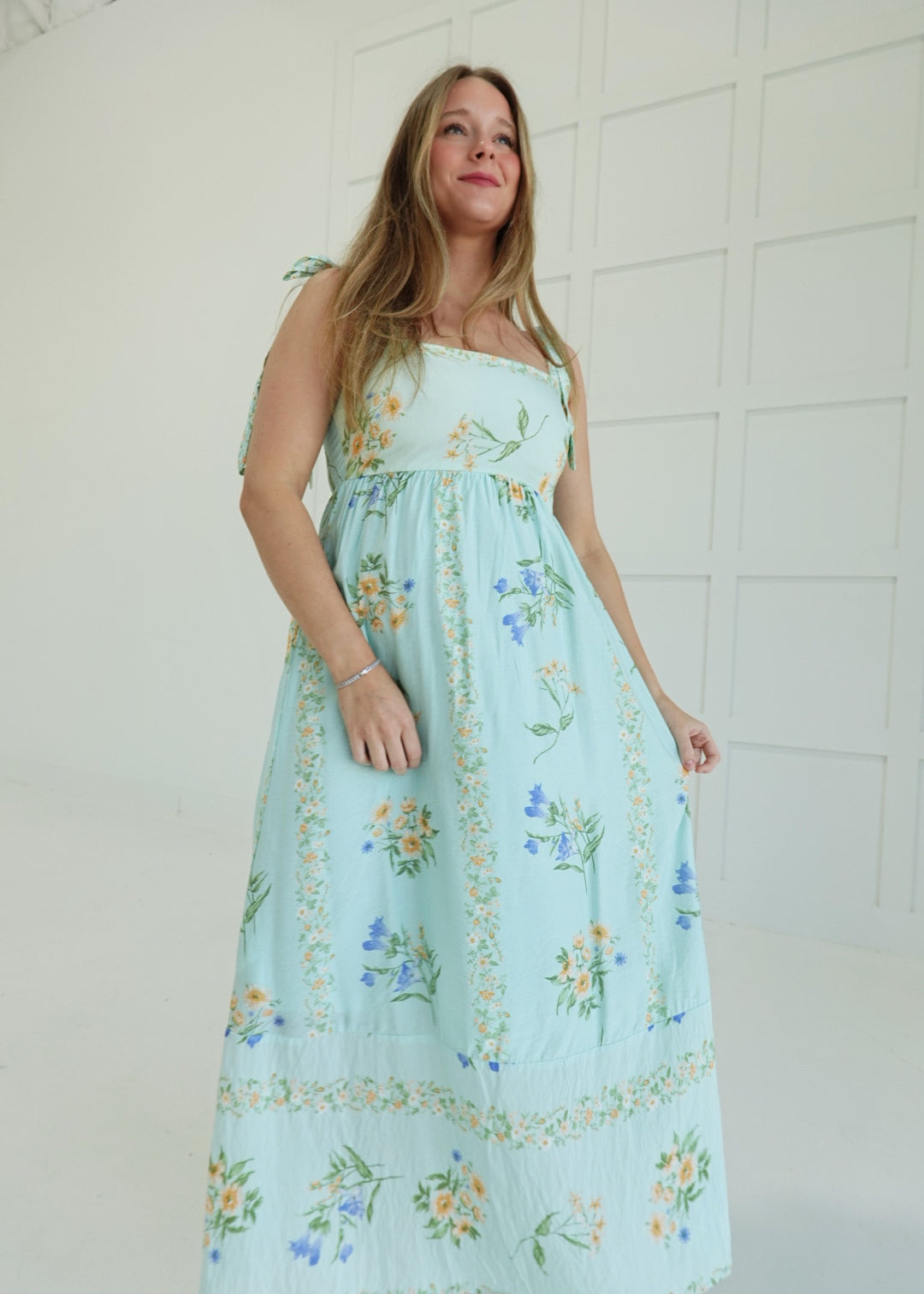 Flower Stands Midi Dress
