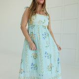 Flower Stands Midi Dress