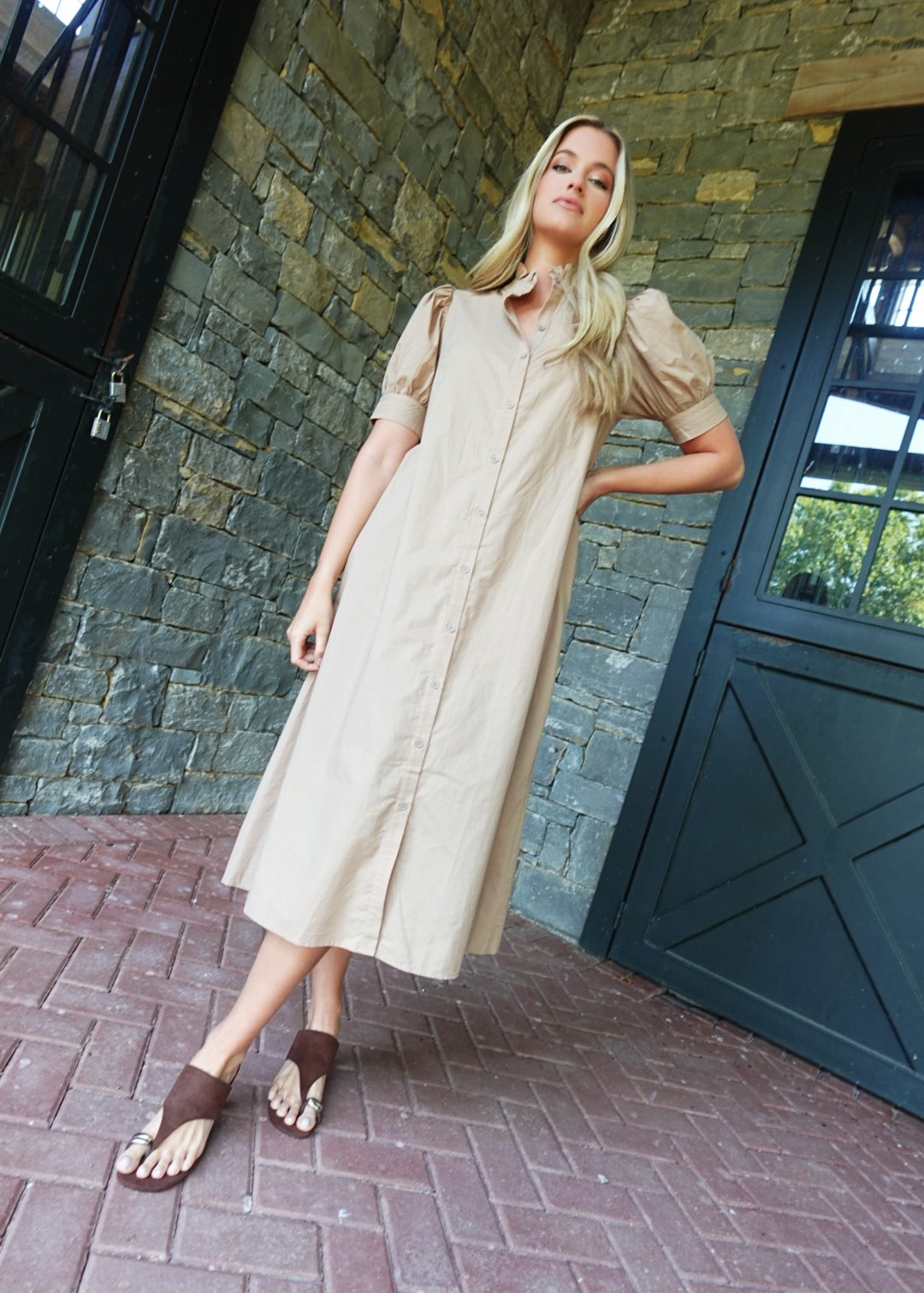 Play It Safe Midi Dress
