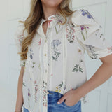 Hazel Lace Trim Top