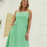 Farah Midi Dress - Green