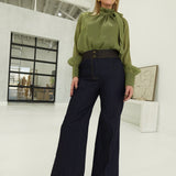 Phaedra Blouse - Olive