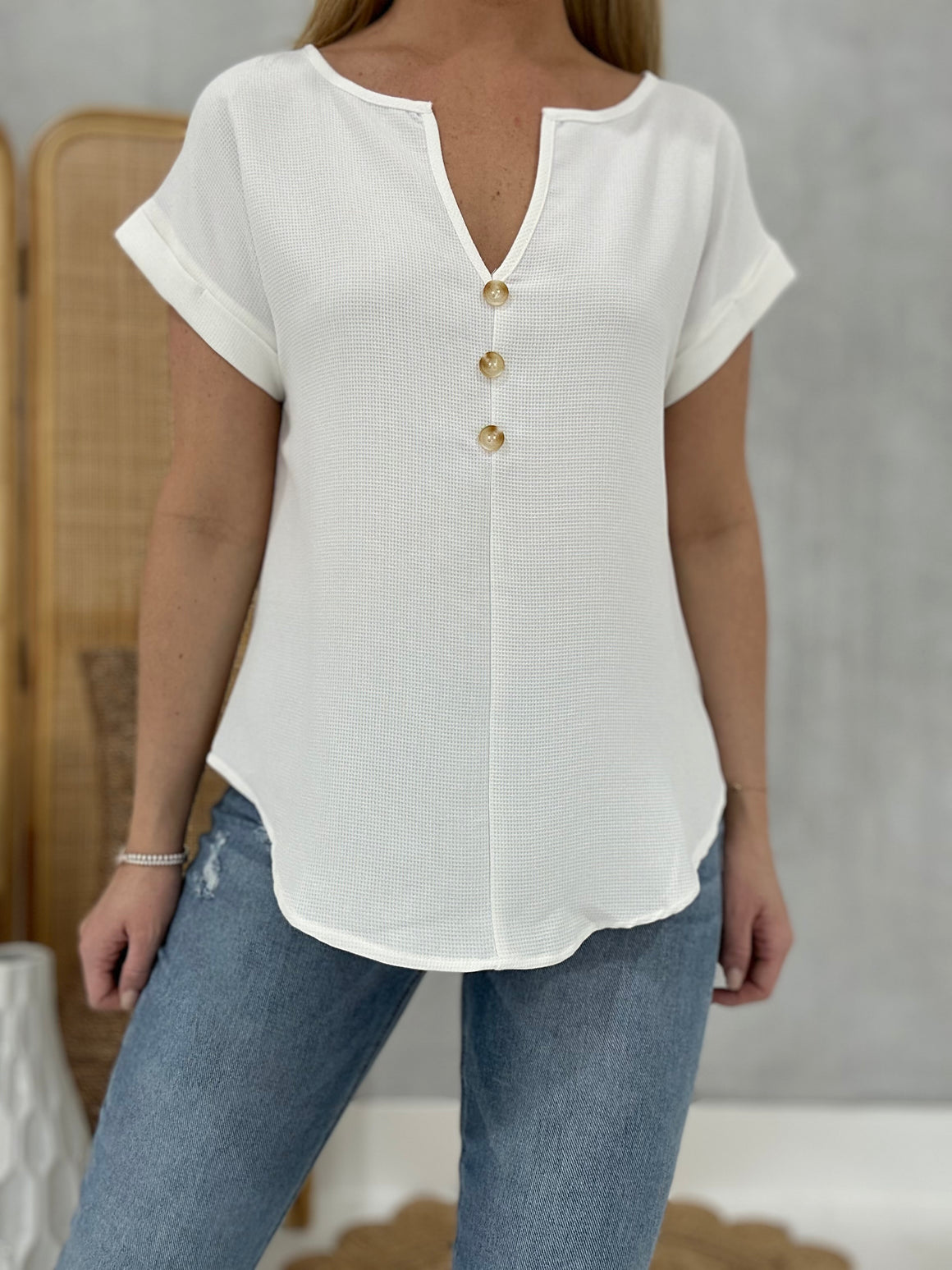 The Work House Blouse - White