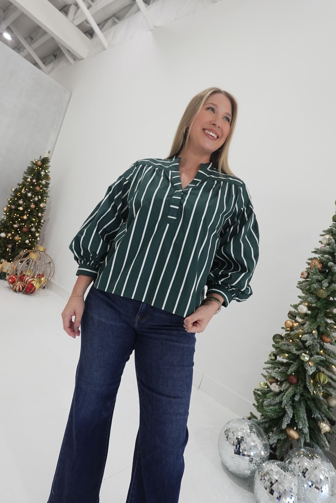 Josslyn Puff Sleeve Top – West of Fifty Five