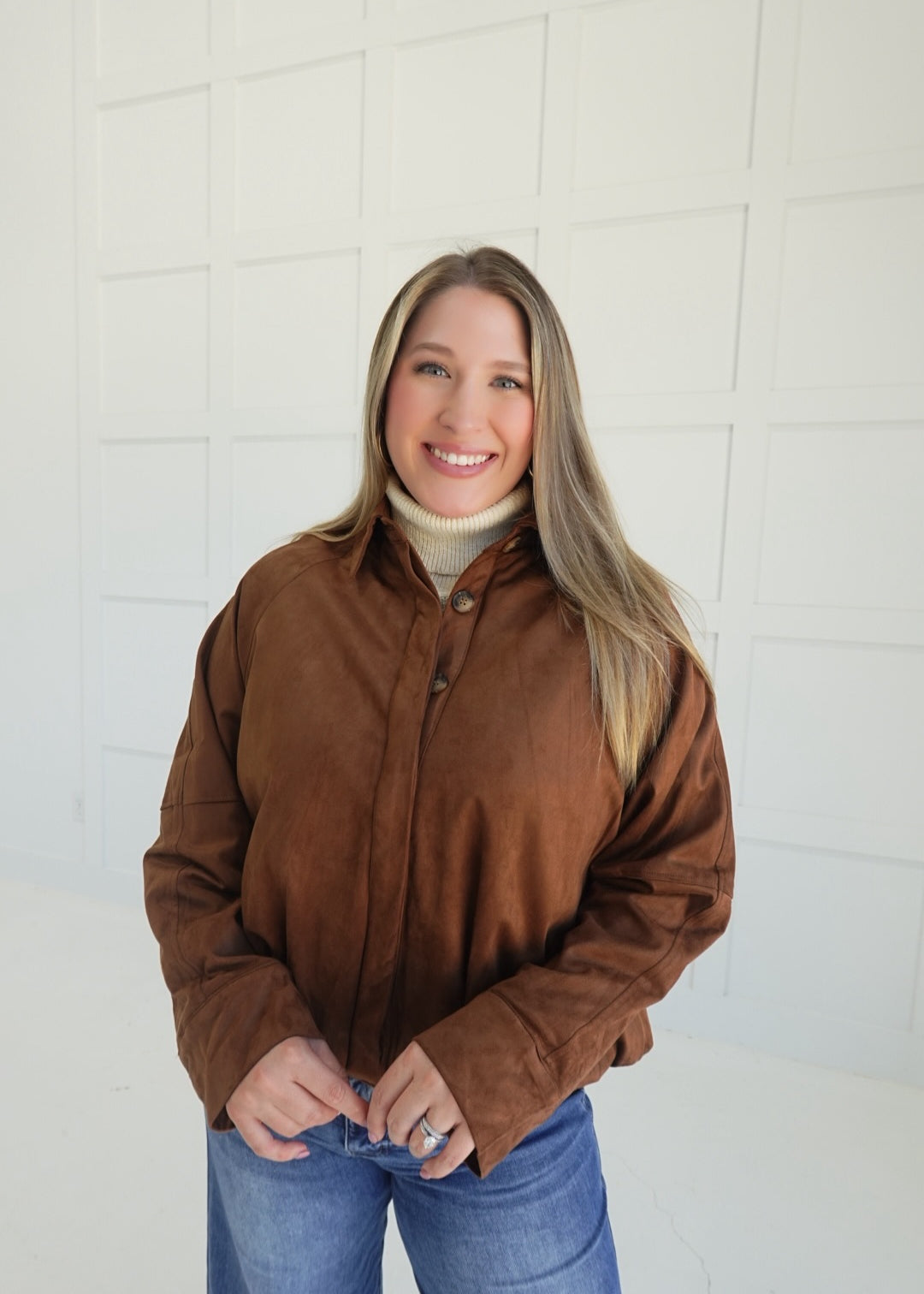 The Round-Up Suede Jacket