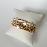 Clover Beaded Stretch Bracelet