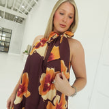 Marigold Mini Dress - Brick