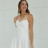 Britton Mini Dress - Off White