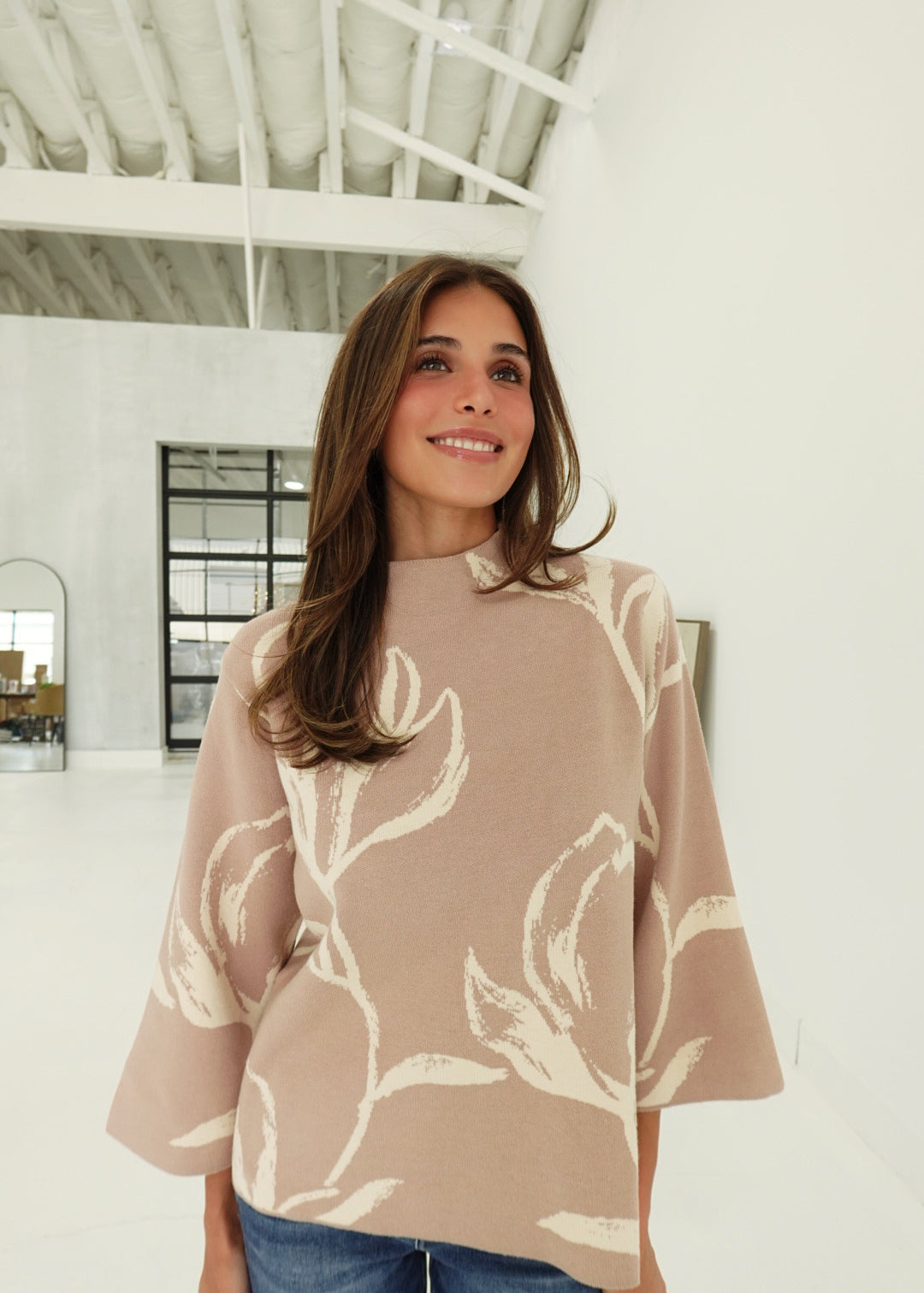 Wells Withered Sweater - Taupe