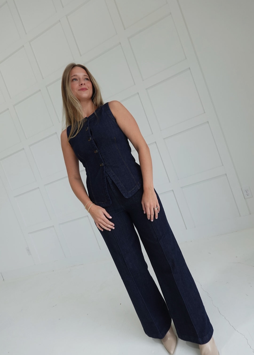 Turning Heads Denim Set