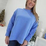 The Diver Pullover - Cornflower Blue