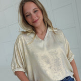 Pearlized Blouse - Pearl