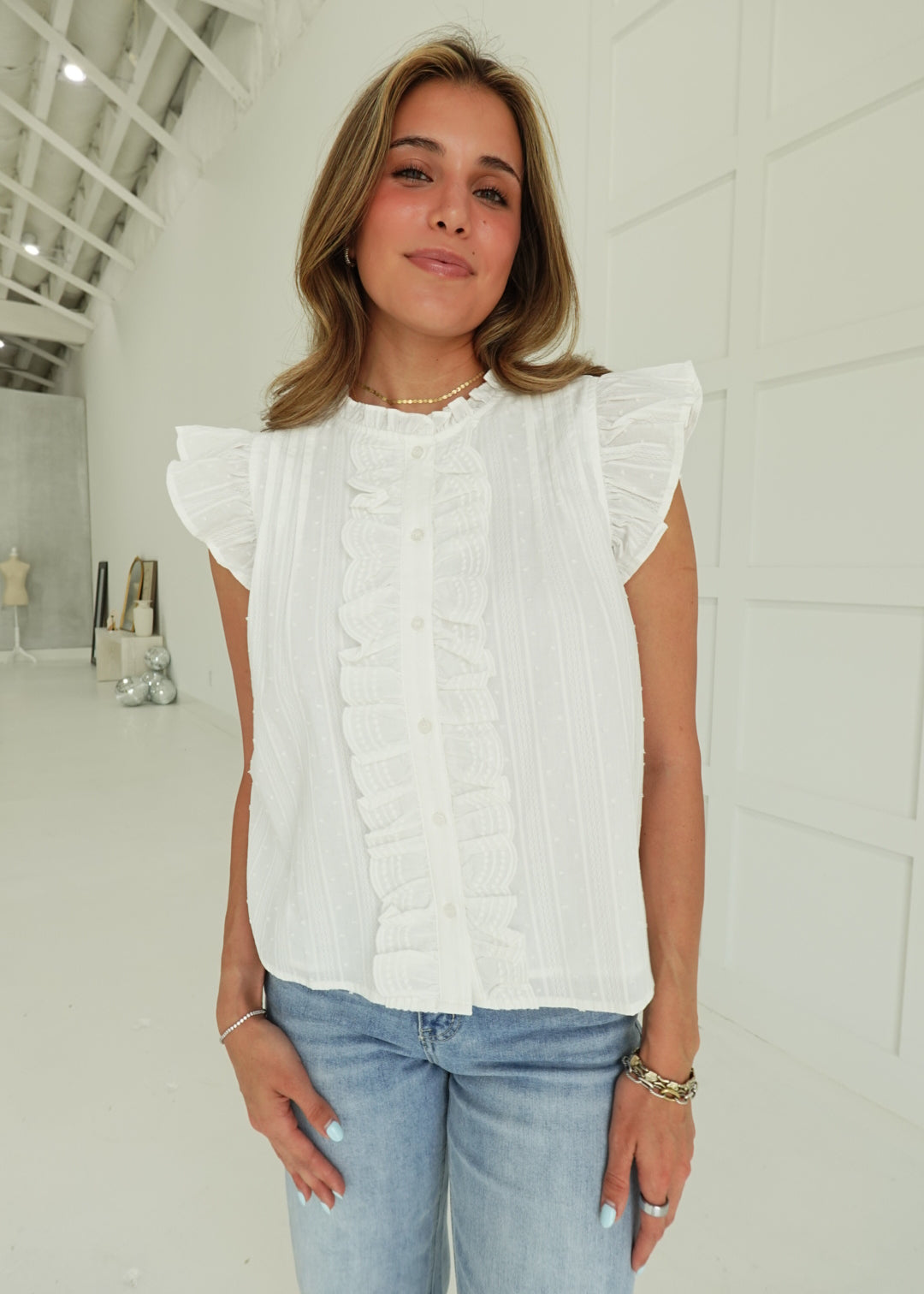 The Frolic Top - White