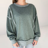 Foggy Bottom Pullover - Green