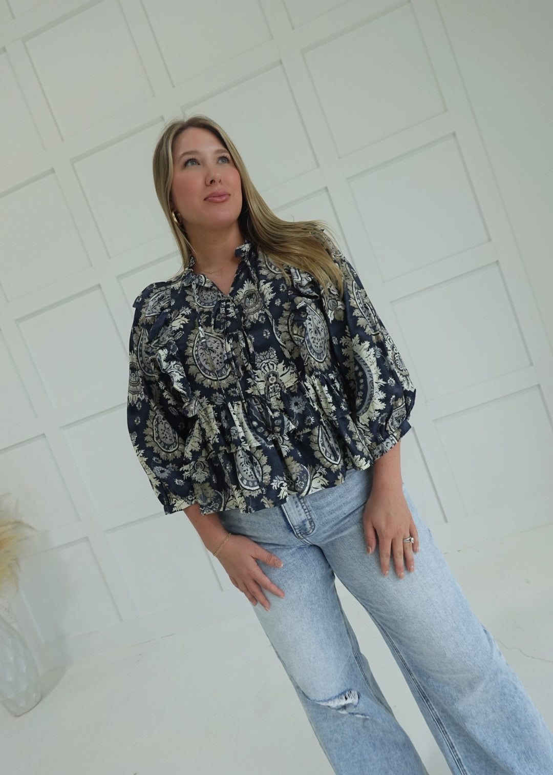 Susan Paisley Blouse