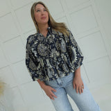 Susan Paisley Blouse