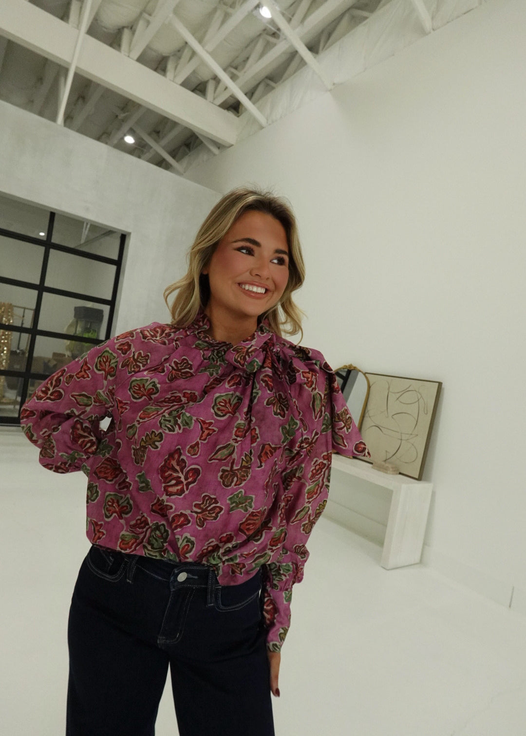 Rachael Printed Blouse