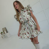 Foundation Mini Dress - Ecru