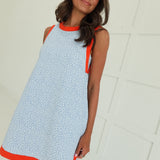 Taylor Textured Dress - Blue