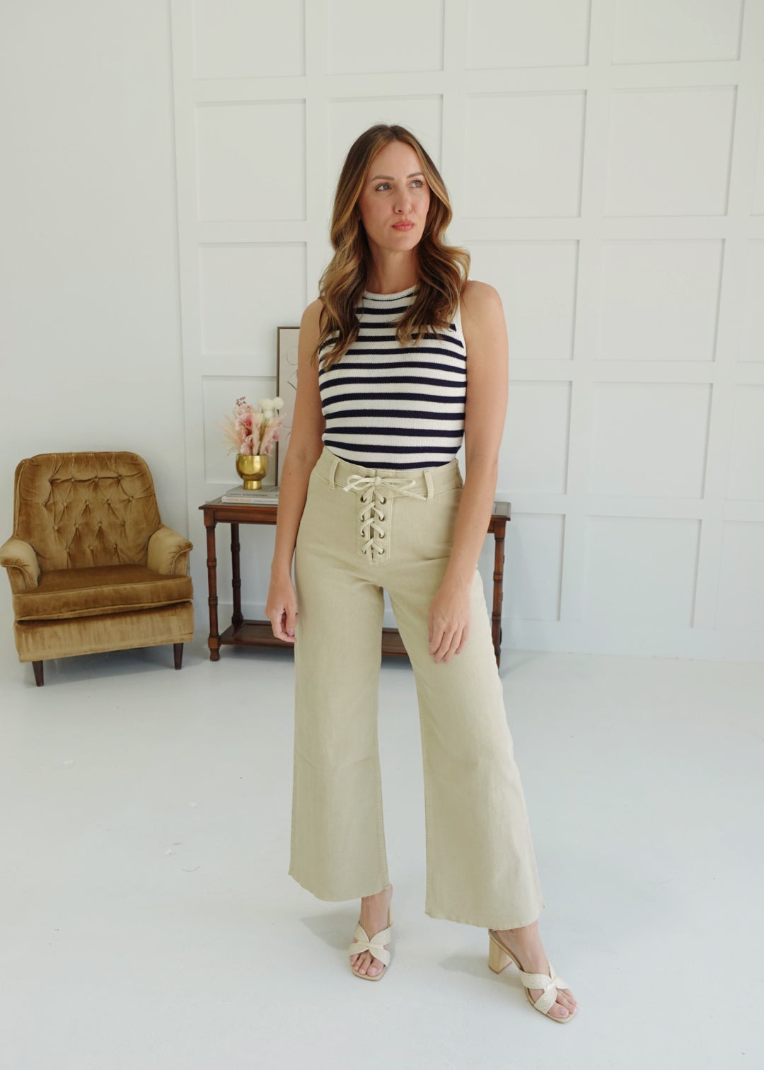 Billie Lace-Up Pant
