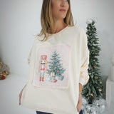 Merry Merry Corduroy Patch Sweater