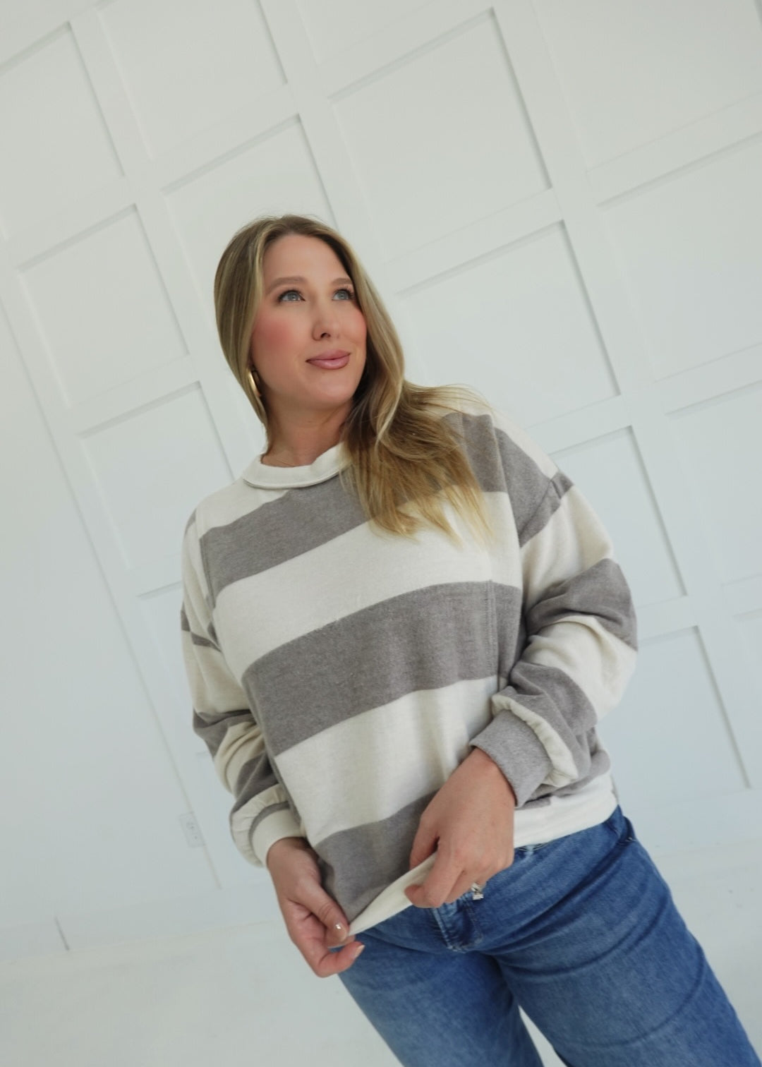 Petra Knit Top - Taupe