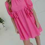 My Downfall Mini Dress - Pink