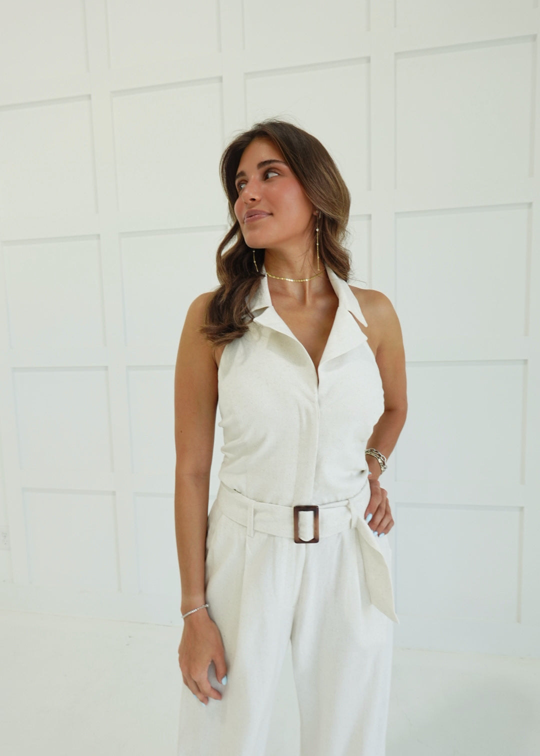 Lorenz Jumpsuit - Oatmeal