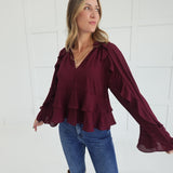 Flouncing Fall Top
