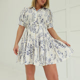 Lana Printed Mini Dress
