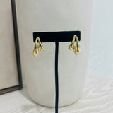 Teardrop Loop Hoops - Gold