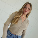 Beg For You Cardi Top