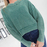 Living Proof Sweater Top - H. Green