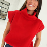 Casper Sweater Top - Red