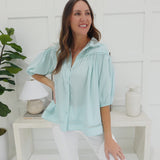 The Favor Top - Blue